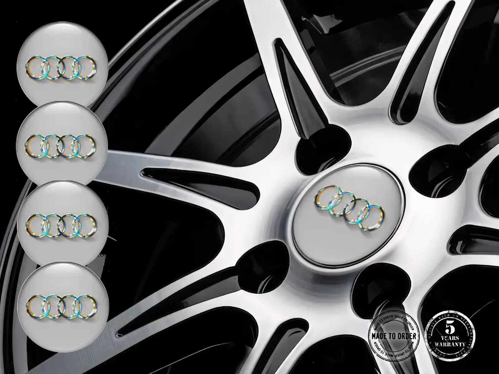 Audi Gewölbte Sticker Individuell Drift Prism Marke